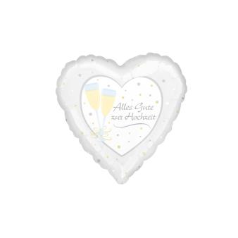 Zur Hochzeit alles Gute Folienballon