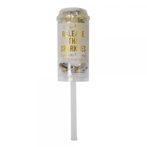 Konfettipopper Gold metallic