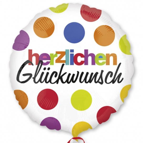 Herzlichen Glückwunsch Folienballon