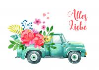 Postkarte Alles Liebe Postkarte Alles Liebe