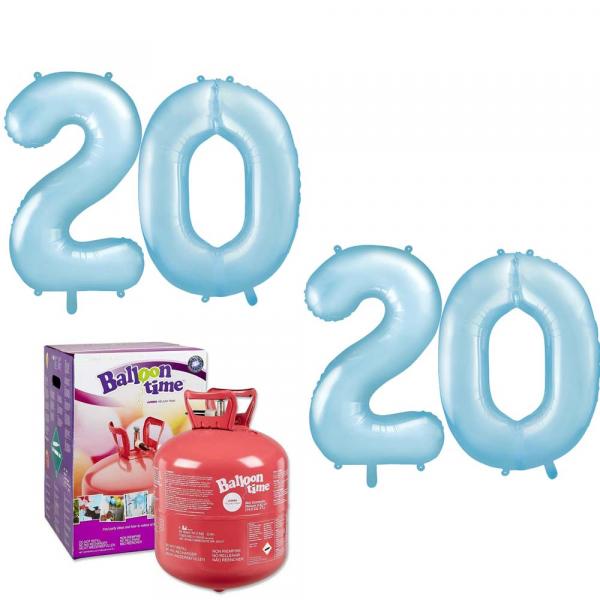 Zahlen Set 2020 Mit helium
