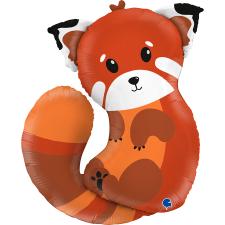 Roter Panda Folienballon