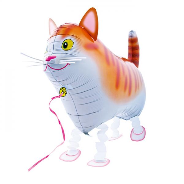 Katze Folienballon Airwalker