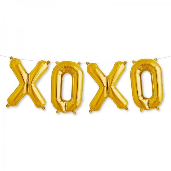 XOXO Ballon set gold
