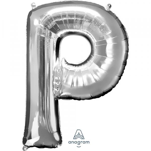 Buchstaben Ballon XXL Silber