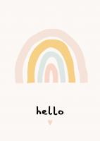 Postkarte Hello Postkarte Hello