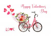 Postkarte Happy Postkarte Happy Valentine's Day