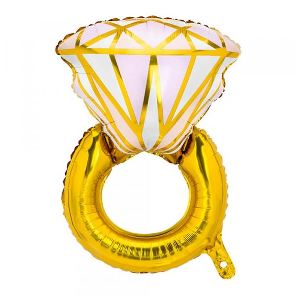 Ring Folienballon Gold