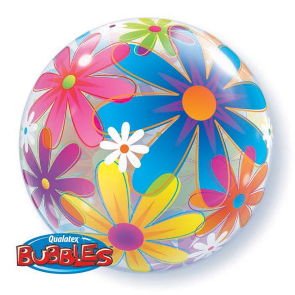 Fancyful Flowers Bubble Ballon