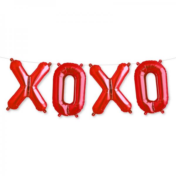 XOXO Ballon set rot