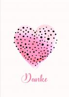 Postkarte Danke Postkarte Danke