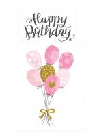 Postkarte Happy Birthday Postkarte Happy Birthday Ballons