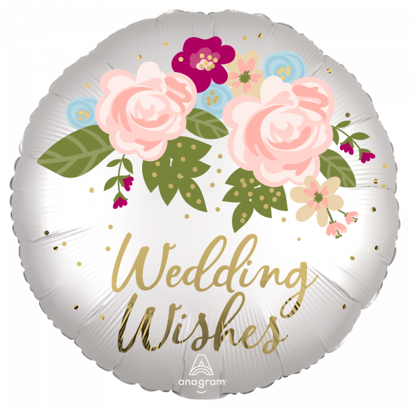 Wedding Wishes Folienballon