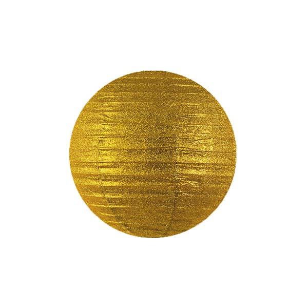 Lampion Gold Glitzer