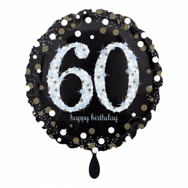 60 Sparkling Folienballon