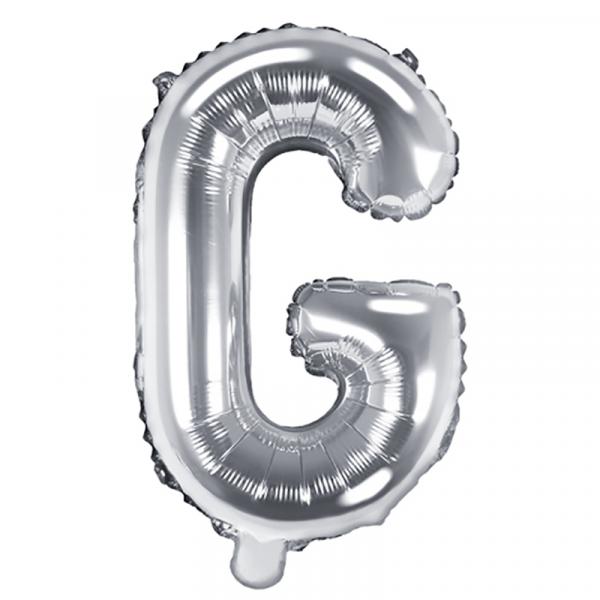 Ballon Buchstabe XS Silber