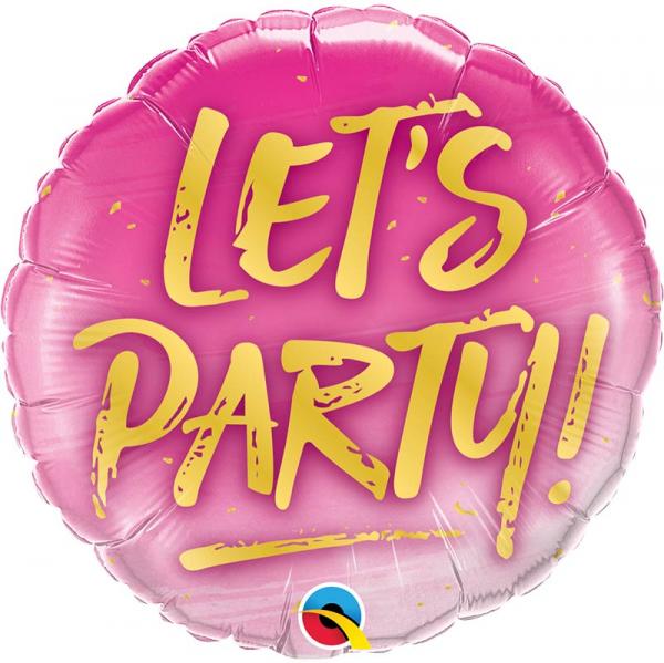 Lets Party Folienballon