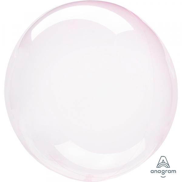 Transparenter Ballon Kugel Rosa