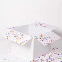 Ballongeschenkbox Weiß Ballongeschenkbox Weiß